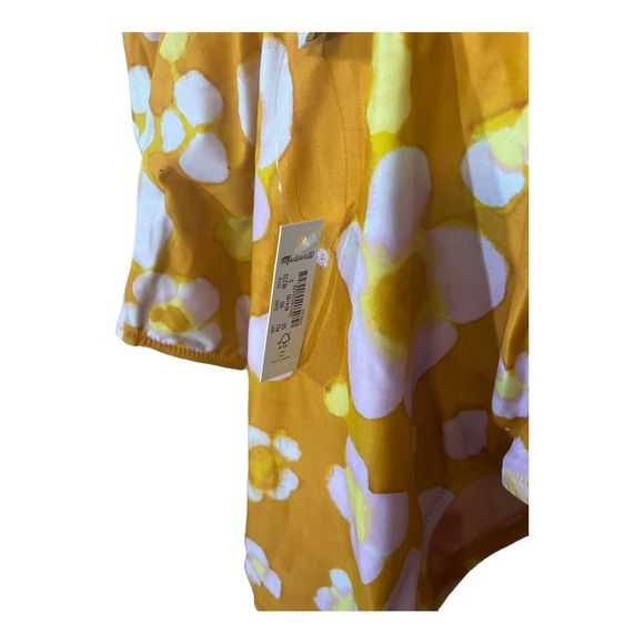 NWT Madewell Second Wave Tie-Front One-Piece Swimsuit - Picture 6 of 7